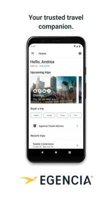 Egencia android App screenshot 0